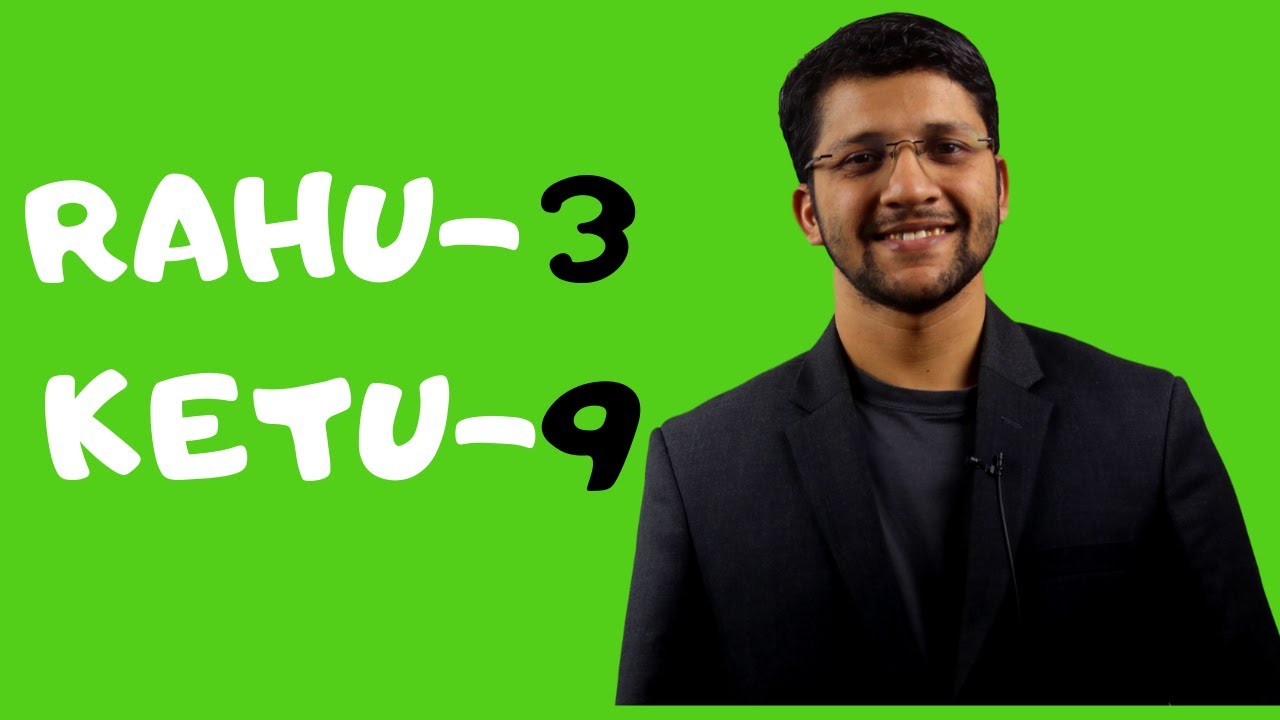 Rahu 3rd House/Ketu 9th House Axis  in Vedic Astrology