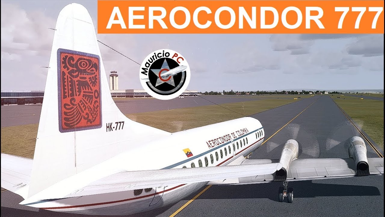 Celebrando en vuelo - Vuelo del Aerocondor 777 en Bogotá (Reconstrucción)
