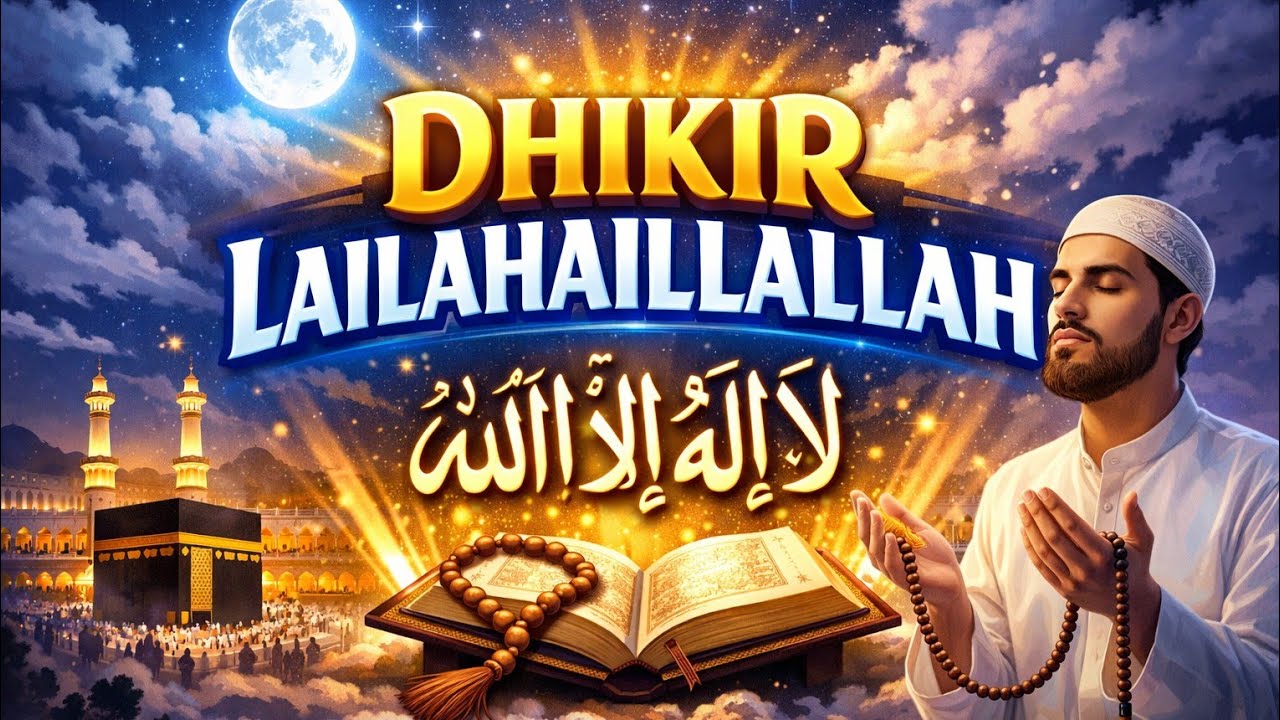Powerful Dhikr to Calm Your Heart | La Ilaha Illallah, Subhanallah, Allahu Akbar| Islamic Meditation
