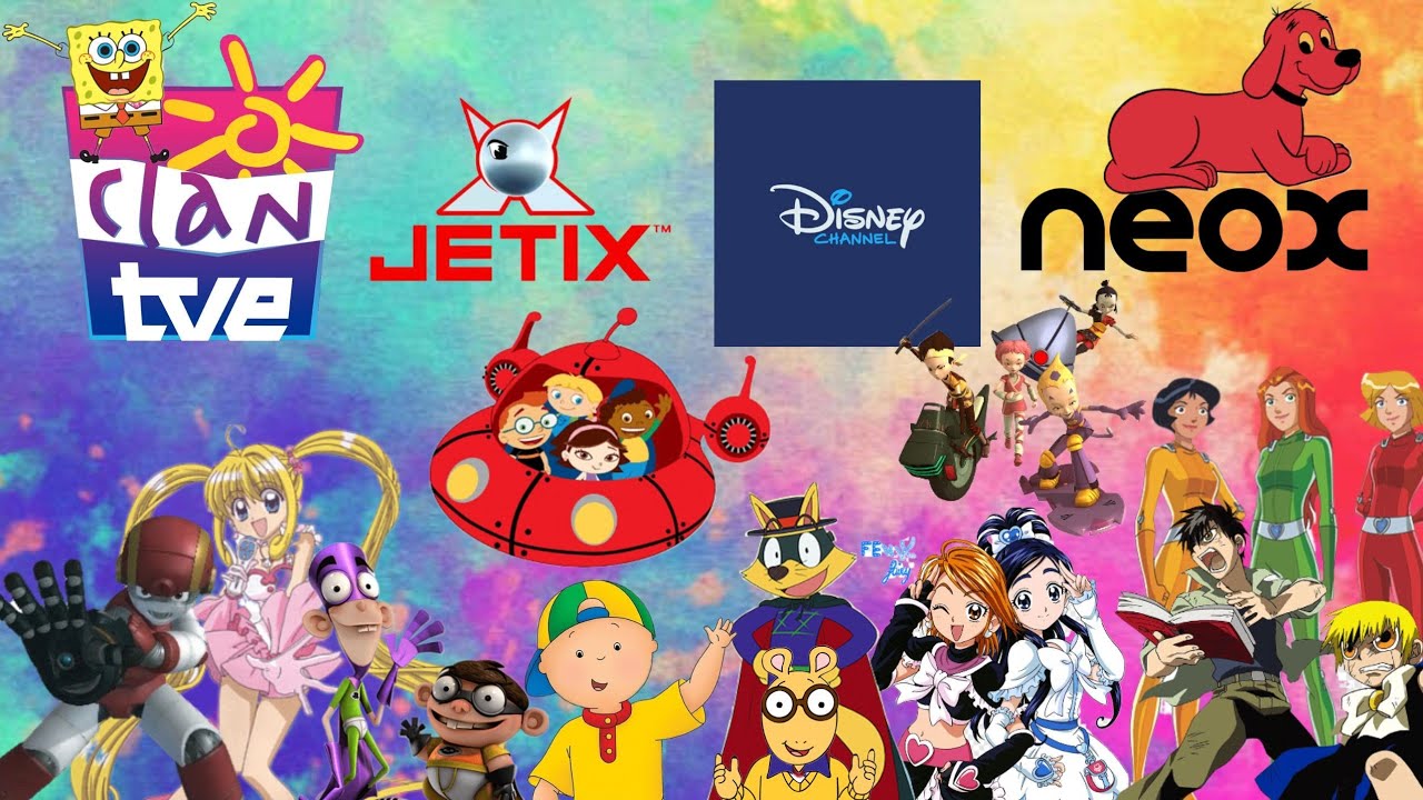 TOP 100 SERIES DE LA INFANCIA Clan, Disney, Neox.