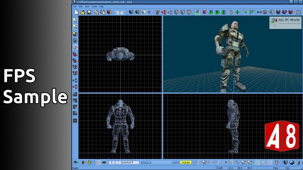 [Gamestudio A8] - Simple FPS Sample