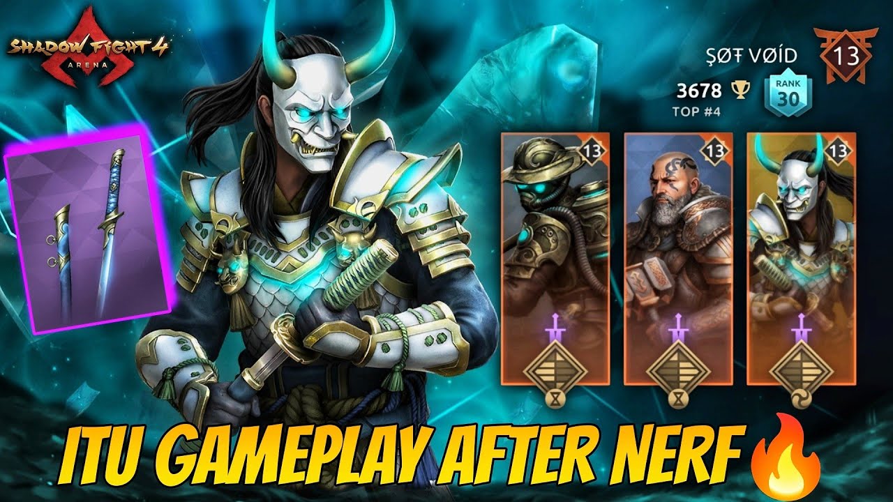 ITU After Nerf is Still Insane! 🔥⚡ Top Leaderboard Domination ⚔️ | Shadow Fight 4: Arena 