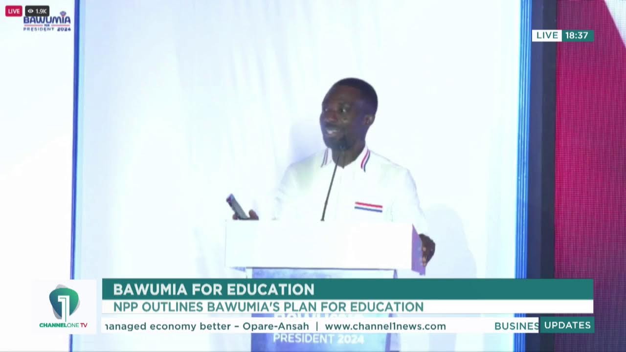 Bawumia for Education: Live with Dr. Yaw Osei Adutwum | Channel One TV