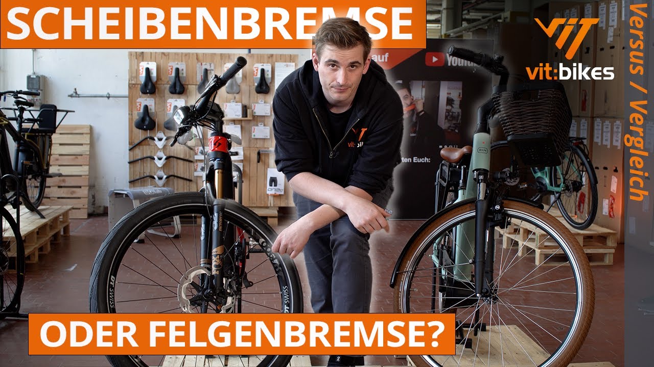 Scheibenbremse besser als Felgenbremse? 🤔- Wir geben dir einen Überblick! 👍