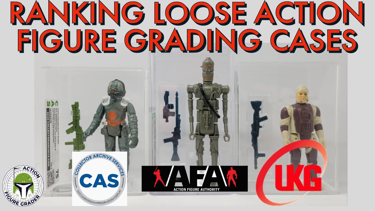 Ranking the Grading Cases for Loose Action Figures | AFA vs. CAS vs. UKG