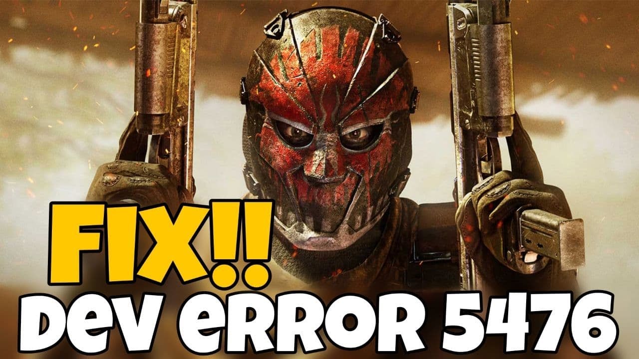 How to fix call of duty warzone dev error 5476 (PS4, PS5, XBOX, PC)