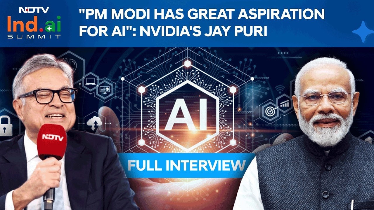 NDTV AI Summit LIVE | NVIDIA India | NVIDIA Executive Vice President On PM Modi To NDTV LIVE