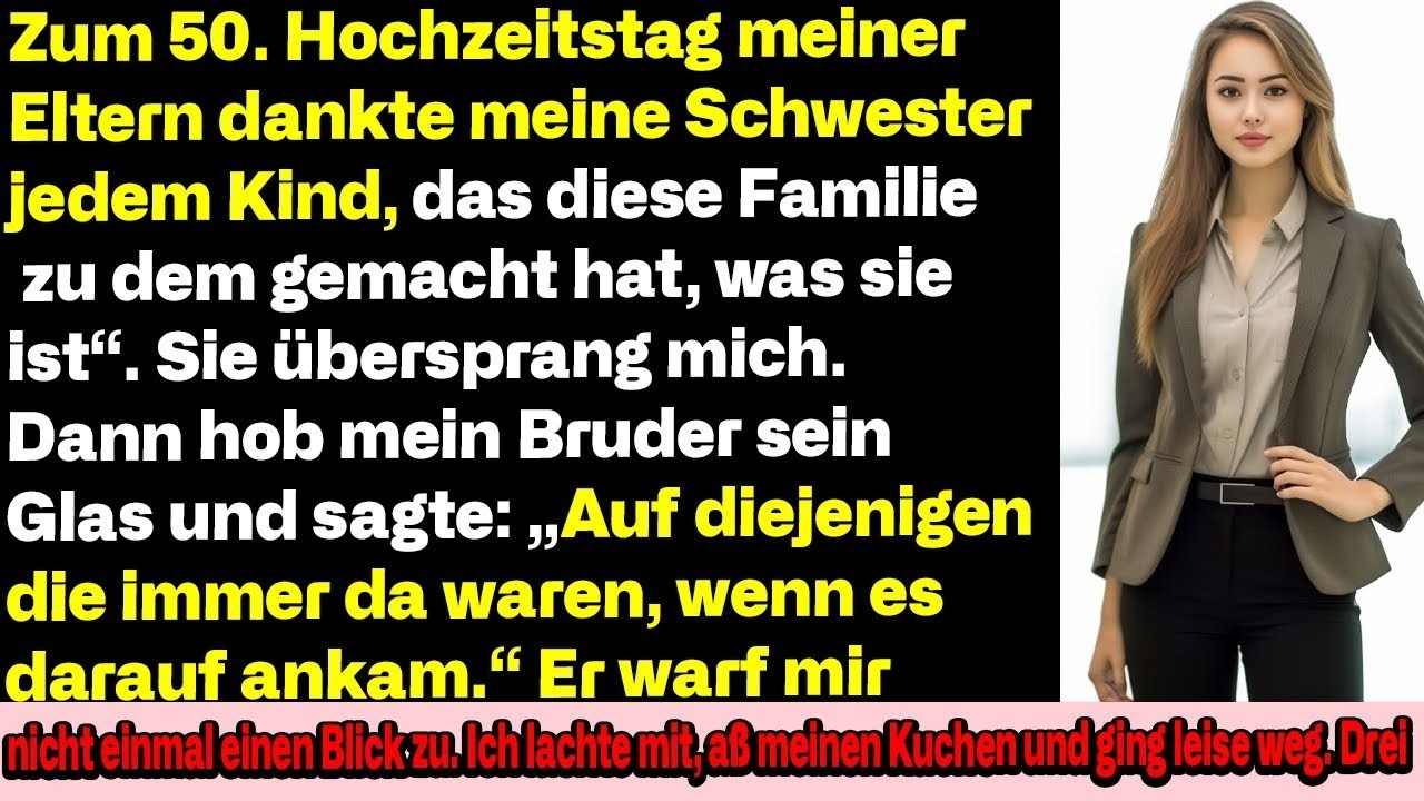 „Danke an alle meine Kinder, bis auf eines“: Der Toast, der unsere Familie für immer zerstörte