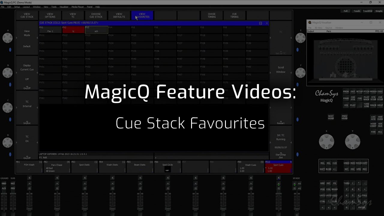 MagicQ Feature Videos: Cue Stack Favourites