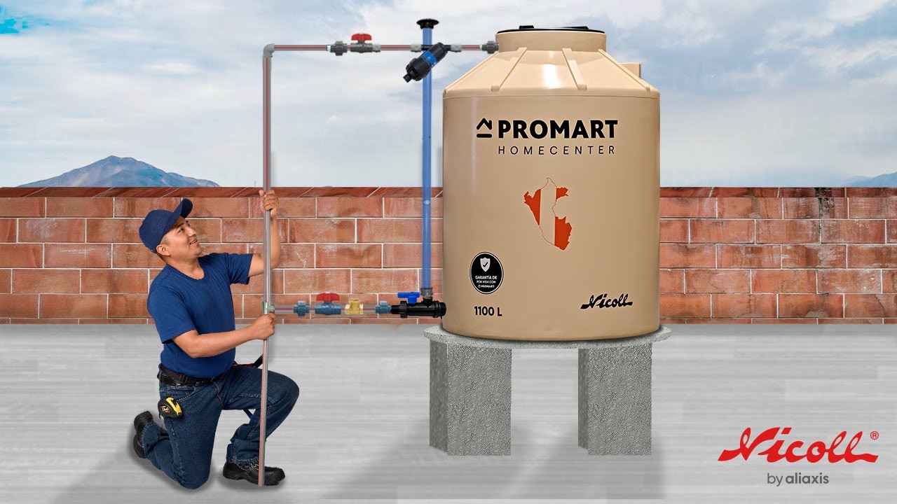Academia Nicoll - Instalación de un tanque elevado Nicoll-Promart
