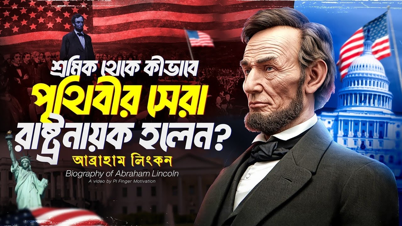 আব্রাহাম লিংকনের জীবনের গল্প দেখুন, অনুপ্রেরণা জোগাবে | Abraham Lincoln Biography Bangla