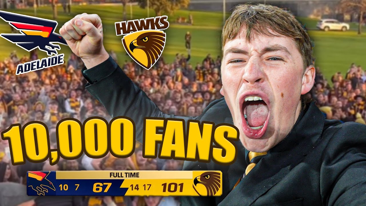 TAKING 10,000 FANS TO AN AFL FINAL!!! (HAWTHORN VS CROWS MOVIE)