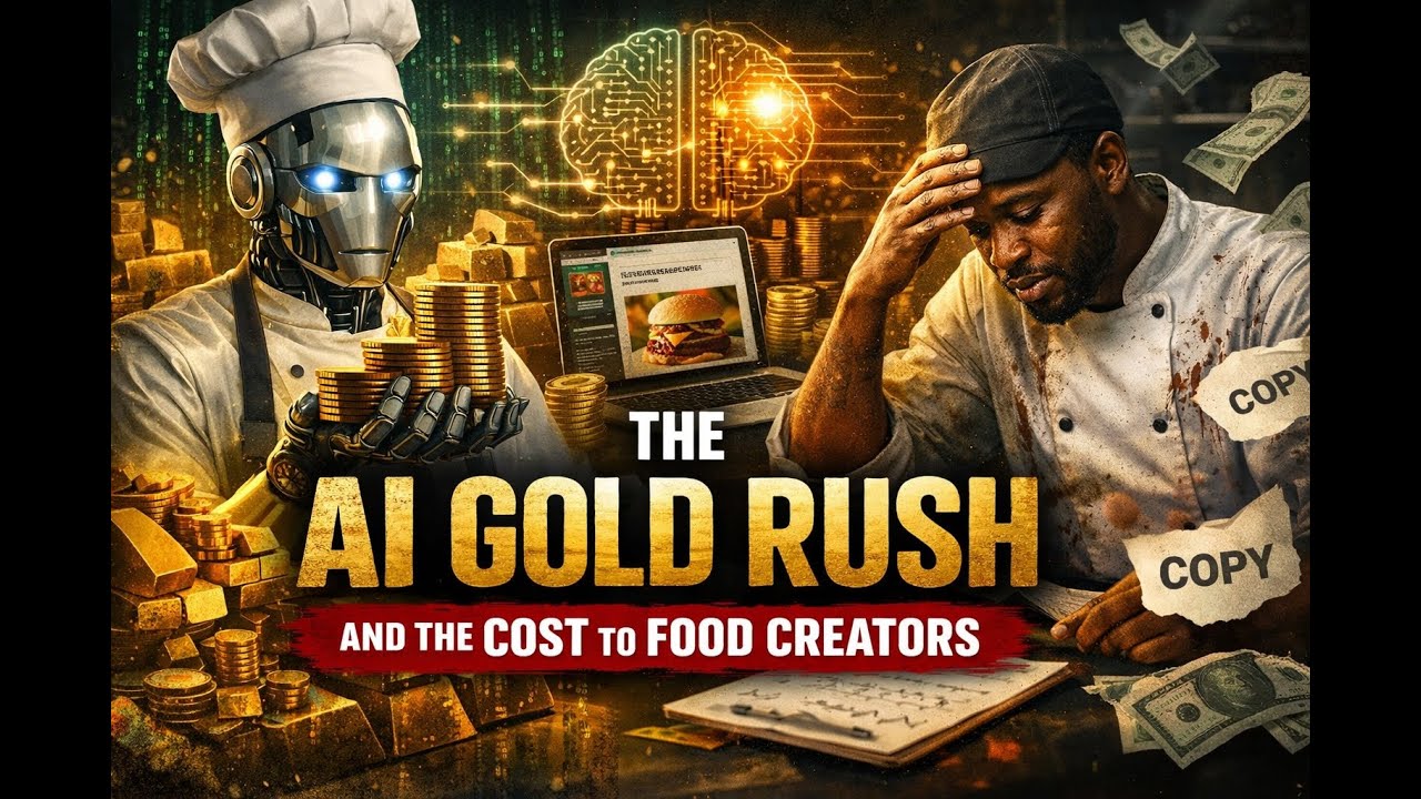 The AI Gold Rush and the Cost to Food Creators
