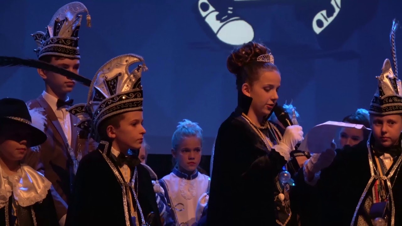 Aftreden jeugdprinses 2017 van de Blaoskoppen op 13 januari 2018