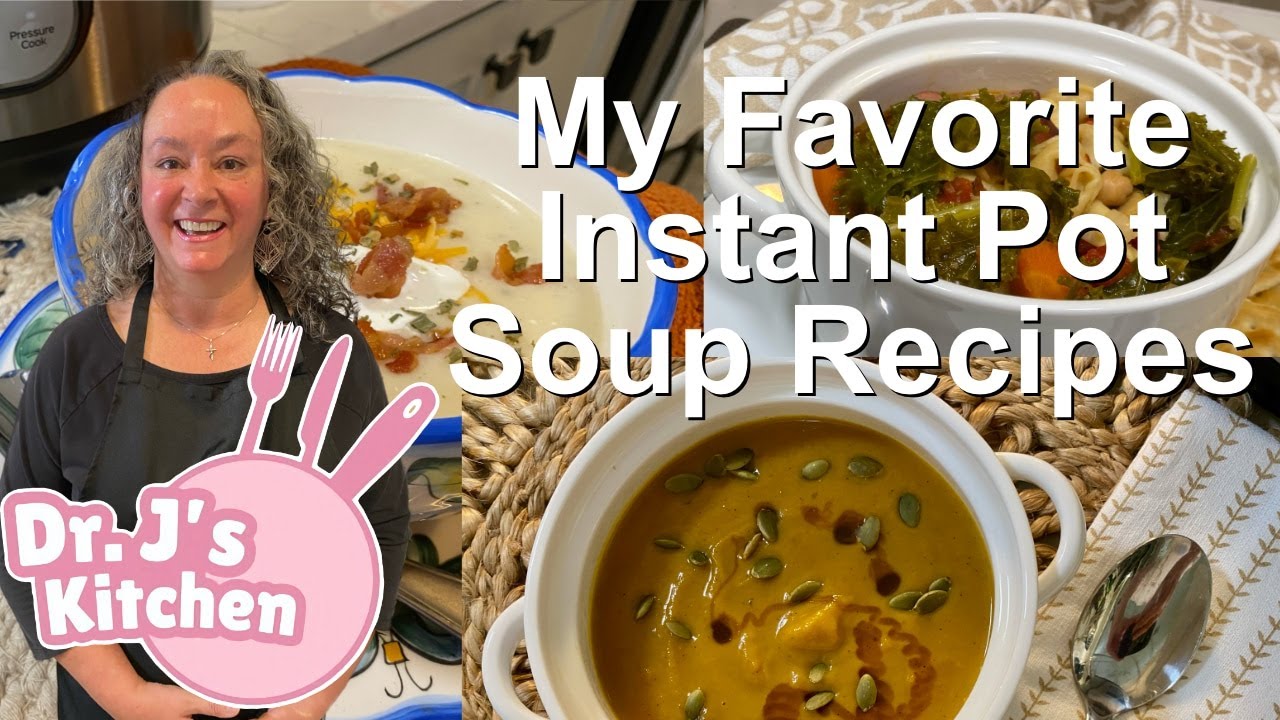 3 Best Fall Instant Pot Soups | Pumpkin, Sausage Kale Tortellini & Baked Potato 🍲