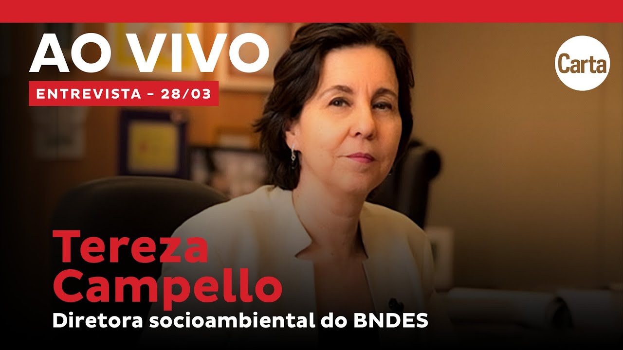ENTREVISTA COLETIVA COM TEREZA CAMPELLO, DIRETORA SOCIOAMBIENTAL DO BNDES | Ao vivo
