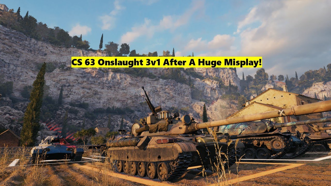 World of Tanks | CS 63 Onslaught 3v1 After A Huge Misplay!