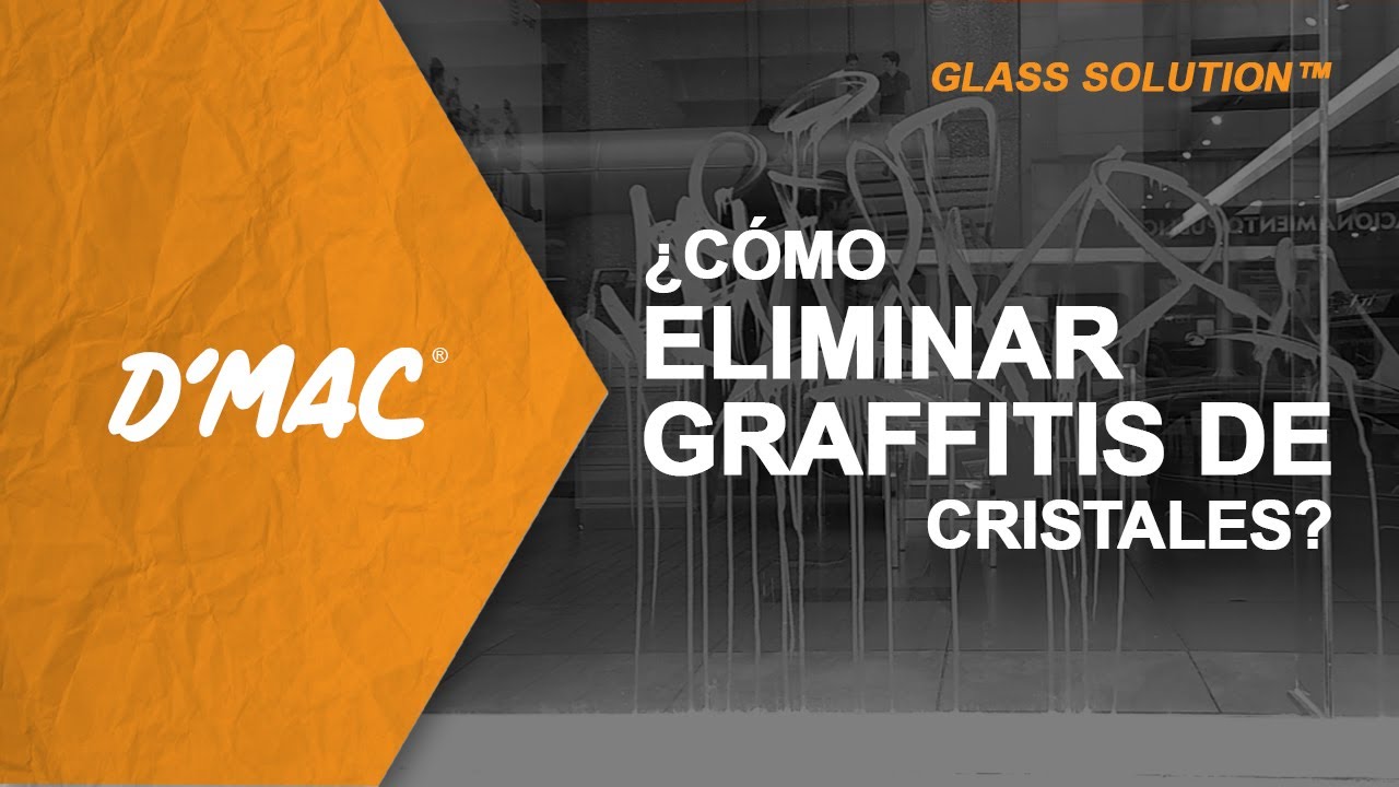 ¿Cómo quitar graffitis de cristales? | Remover rayones en vidrios