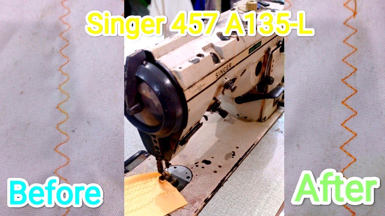 Set zig zag cam singer 457 A135-L