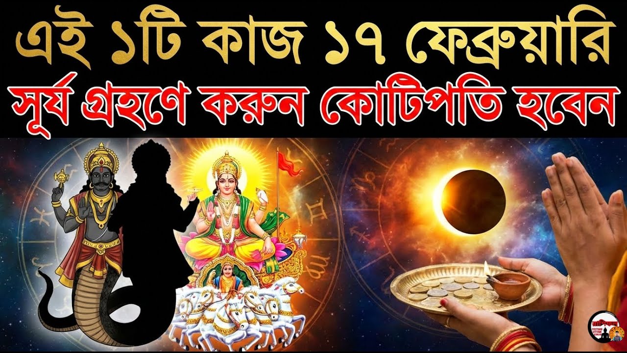 এই ১টি কাজ ১৭ ফেব্রুয়ারি সূর্য গ্রহণে করুন কোটিপতি হবেন || how you become a millionaire