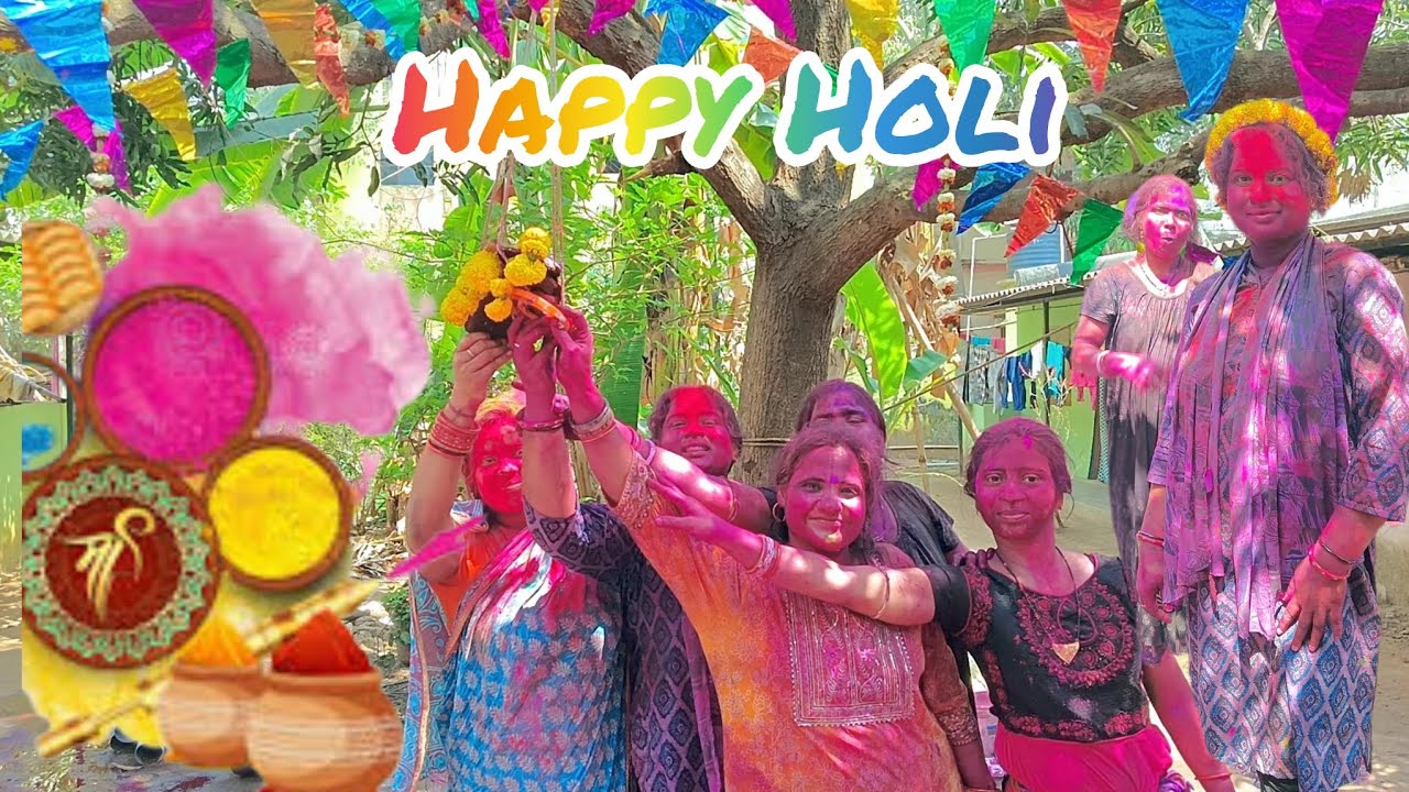 😁ହୋଲି ରେ Rina Aunty ଙ୍କ ସହିତ କ'ଣ କରିଲୁ 😁😈🫂।@kabita.jena_vlogs 