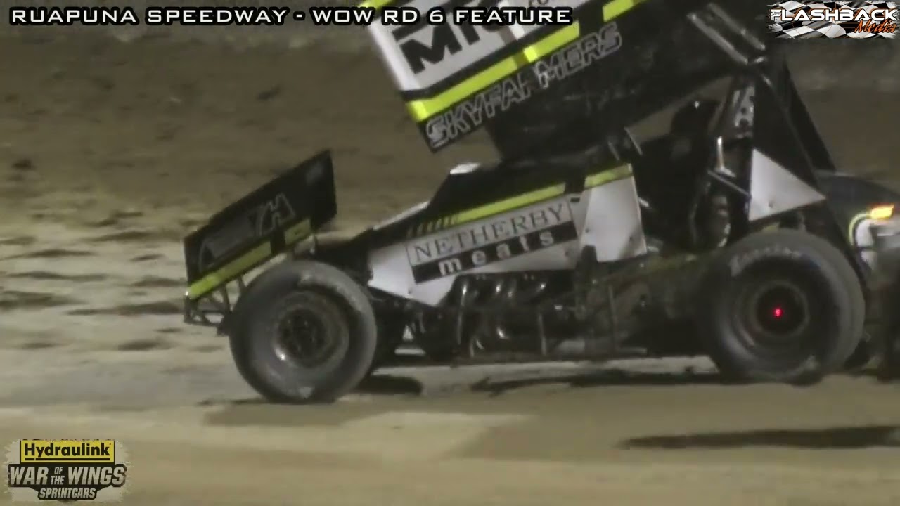 SPRINTCAR WAR OF THE WINGS RD 6 - FEATURE, RUAPUNA SPEEDWAY 2025