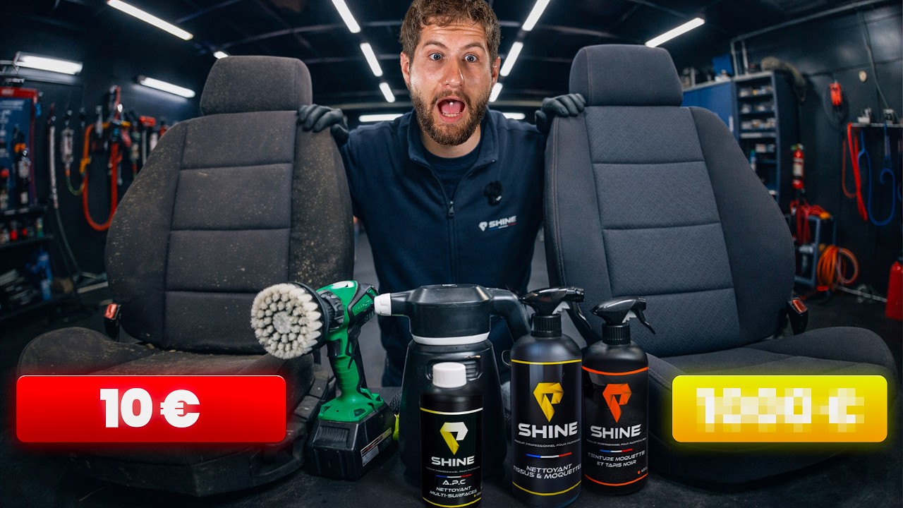 Le secret pour nettoyer ses sièges en tissu !