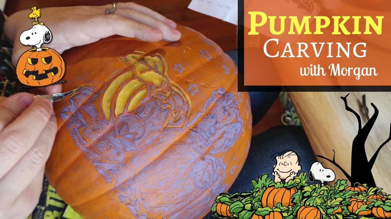 How To Pumpkin Carve (Surface Carving) | Tips & Tricks | Time-Lapse