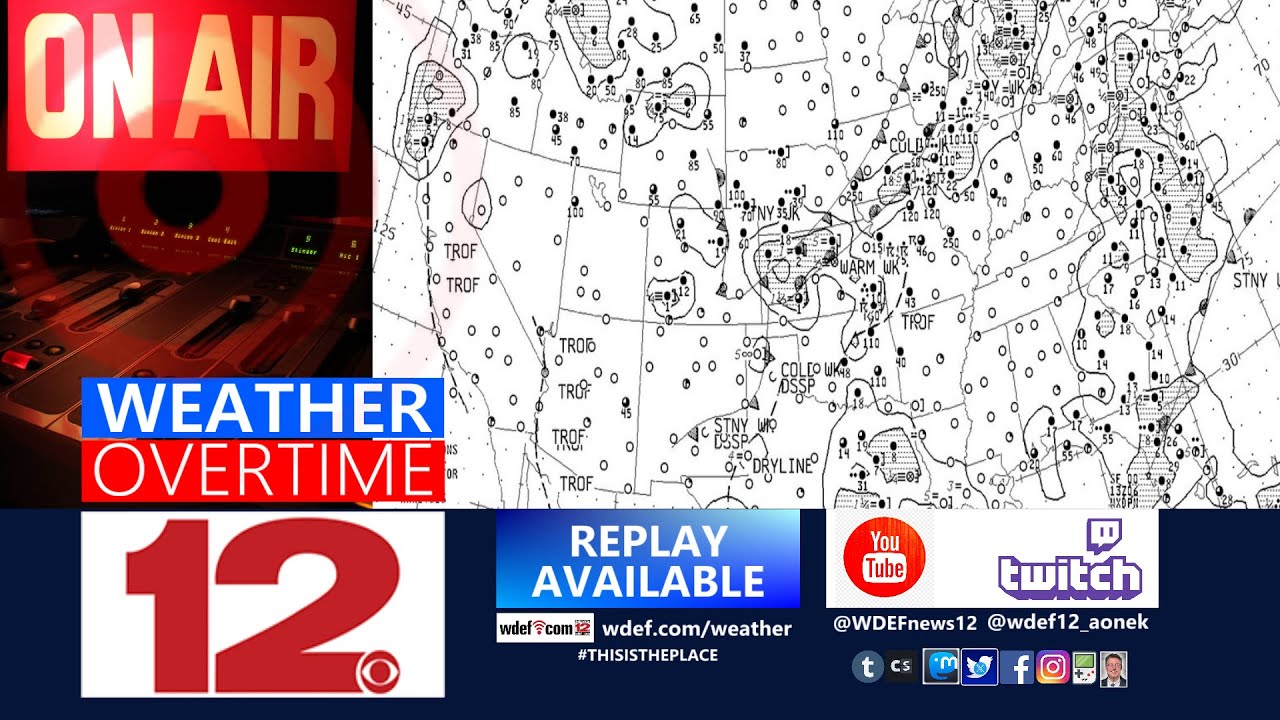WDEF-TV NEWS 12 WEATHER OVERTIME - MONDAY AUGUST 19, 2024