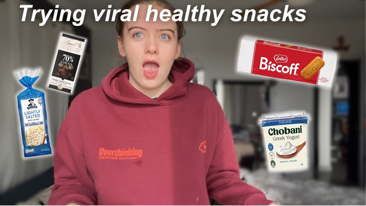 Trying viral healthy snacks