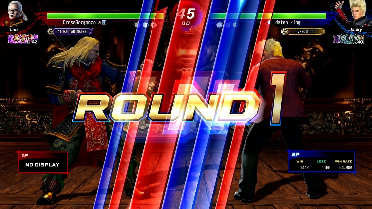 【VF5 R.E.V.O. 高段位戦】 轟雷神 ラウ VS 鬼武帝 ジャッキー