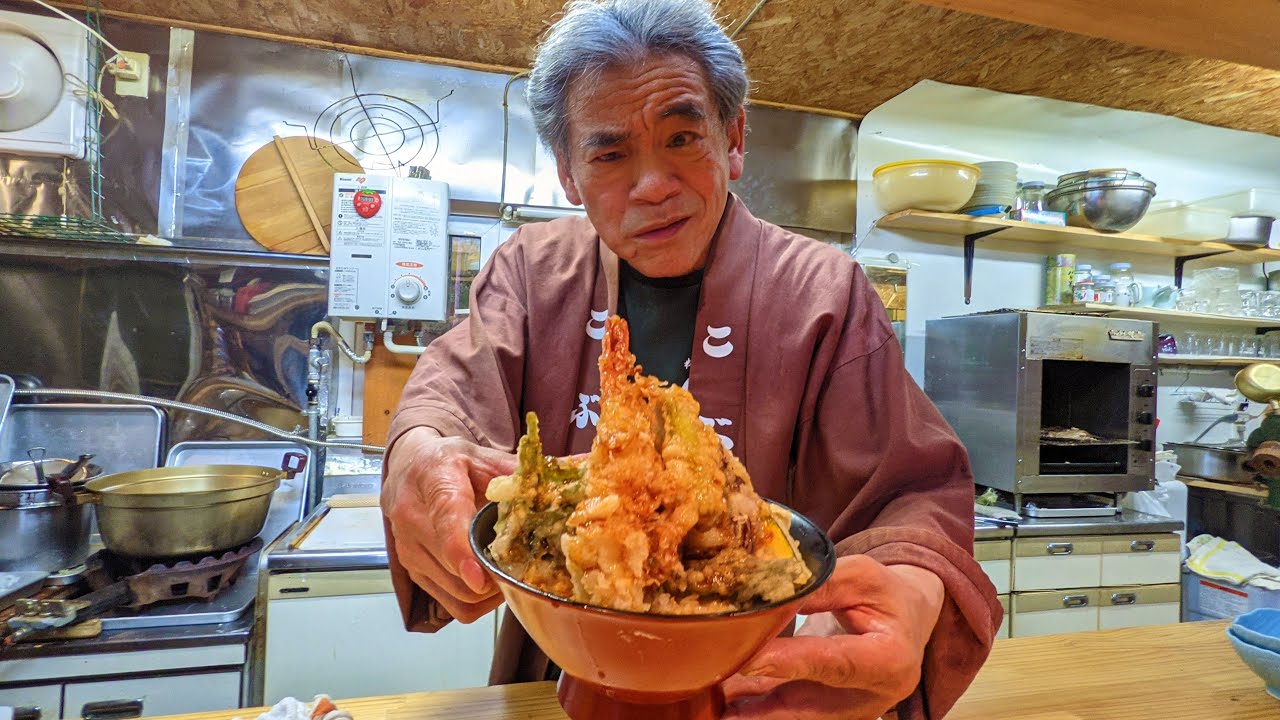【料理人歴50年】季節料理こぶしの「天丼」