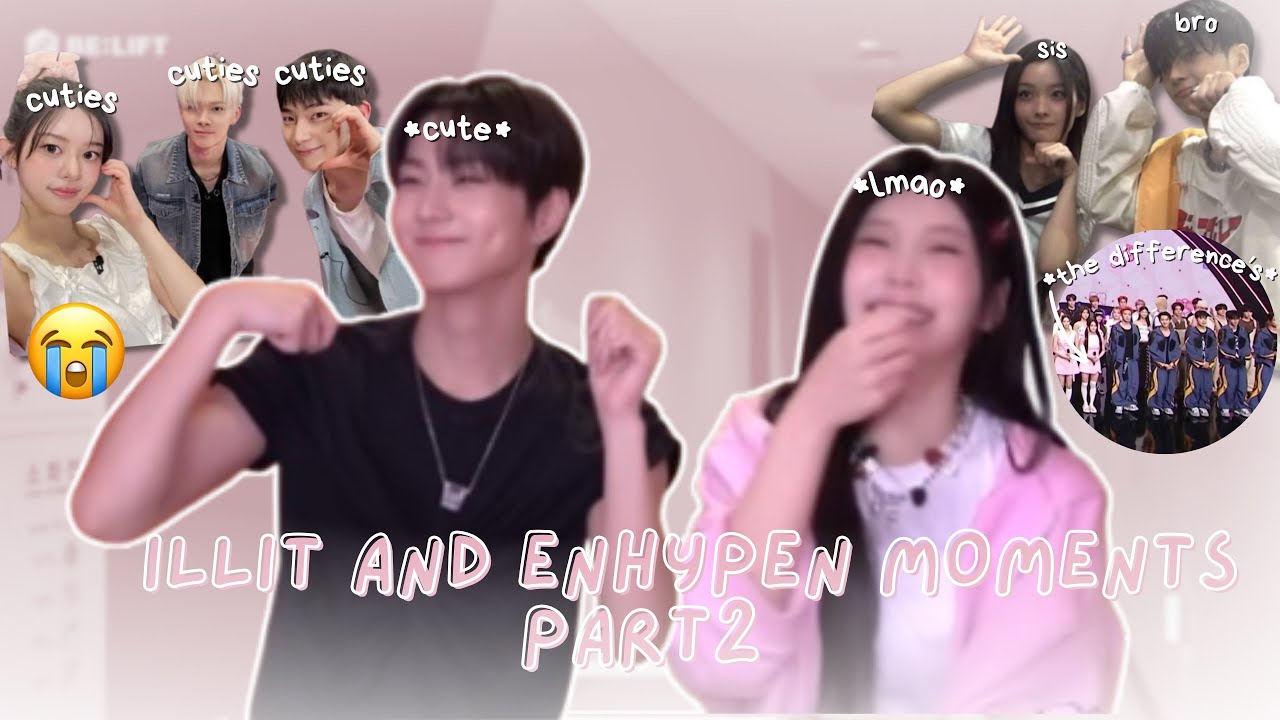 illit and enhypen moments pt2 (siblings energy)