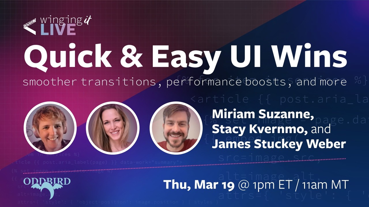 Quick & Easy UI Wins for real