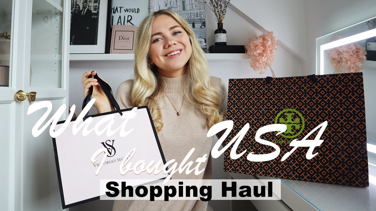 US SHOPPING HAUL | tory burch, vitoria secrect, coach, bath and body works | Anna's Style Dictionary