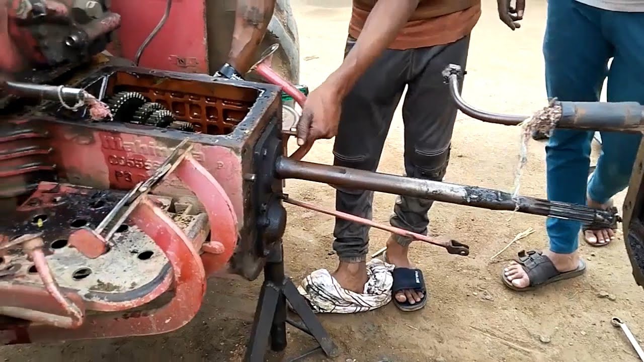 Mahindra tractor gearbox repair top gear shaft problem 🚜👇👇