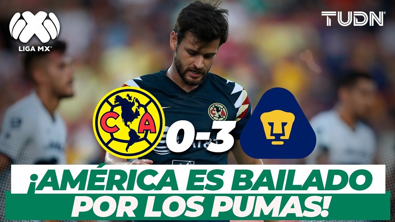 &iexcl;Qu&eacute; goliza! Am&eacute;rica es destrozado por los Pumas I Am&eacute;rica 0-3 Pumas I TUDN