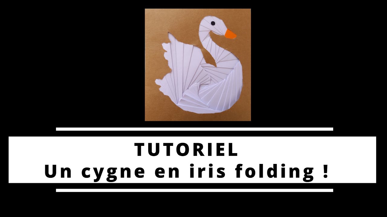 Tutoriel : comment réaliser un cygne en iris folding !