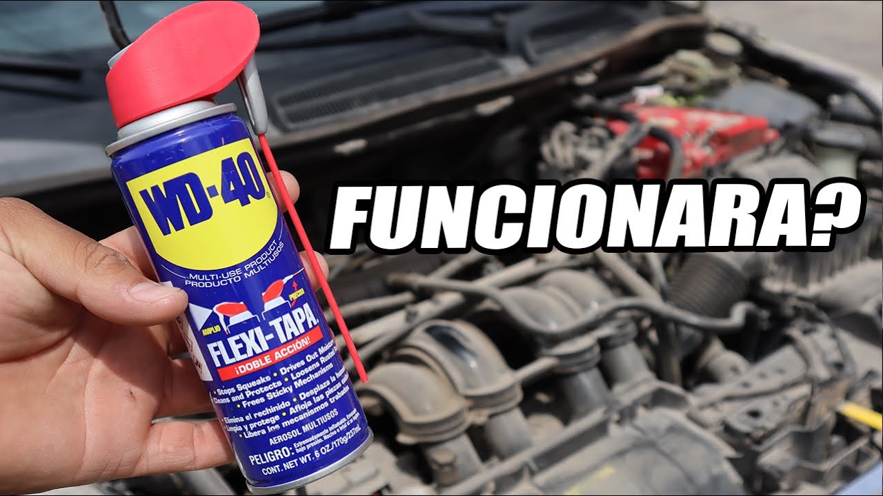 Probamos el WD-40 para Lavar el Motor de un Auto