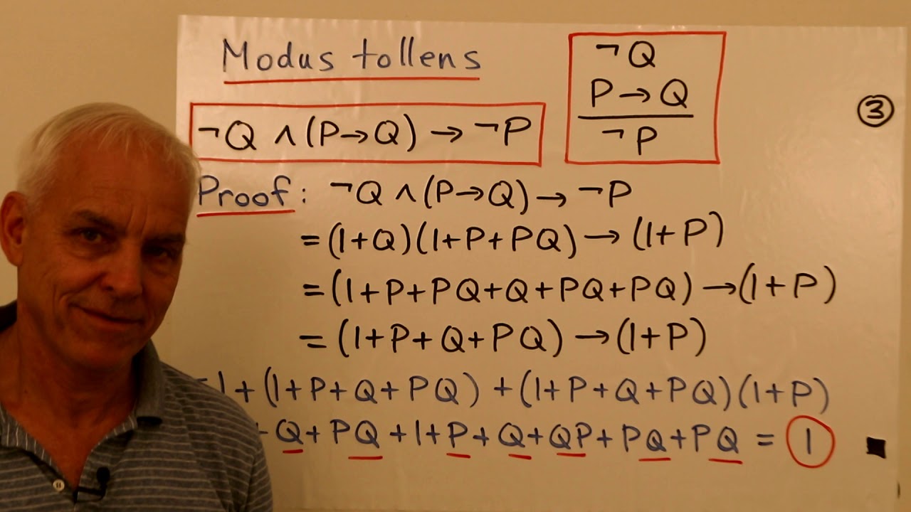 Правила вывода через алгебру Буля | MathFoundations 275 | N J Wildberger