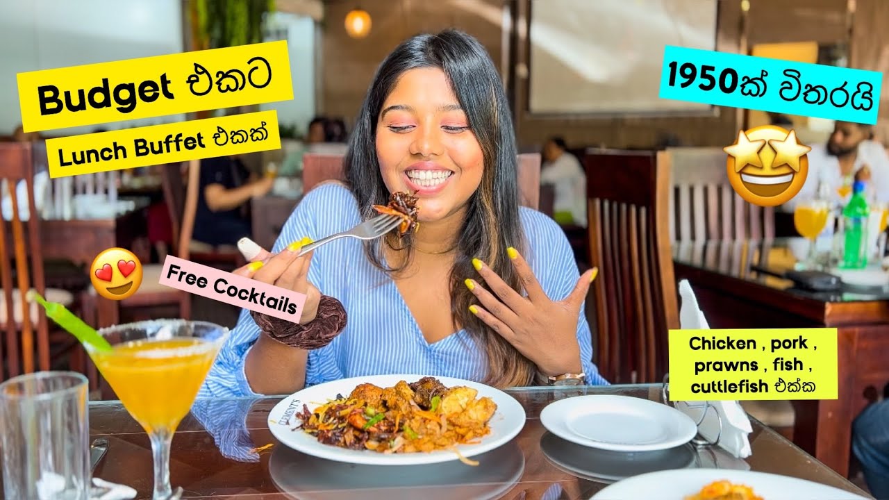 Budget Unlimited සුපිරි Lunch Buffet එකක් | Clements Hotel | Stories of Lash