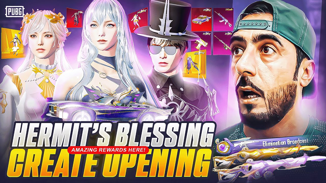 🦋 Honor Hermit's Chrysalis Set & Papillon Kiss ACE32 Lucky Spin 💜 PUBG Mobile Crate Opening