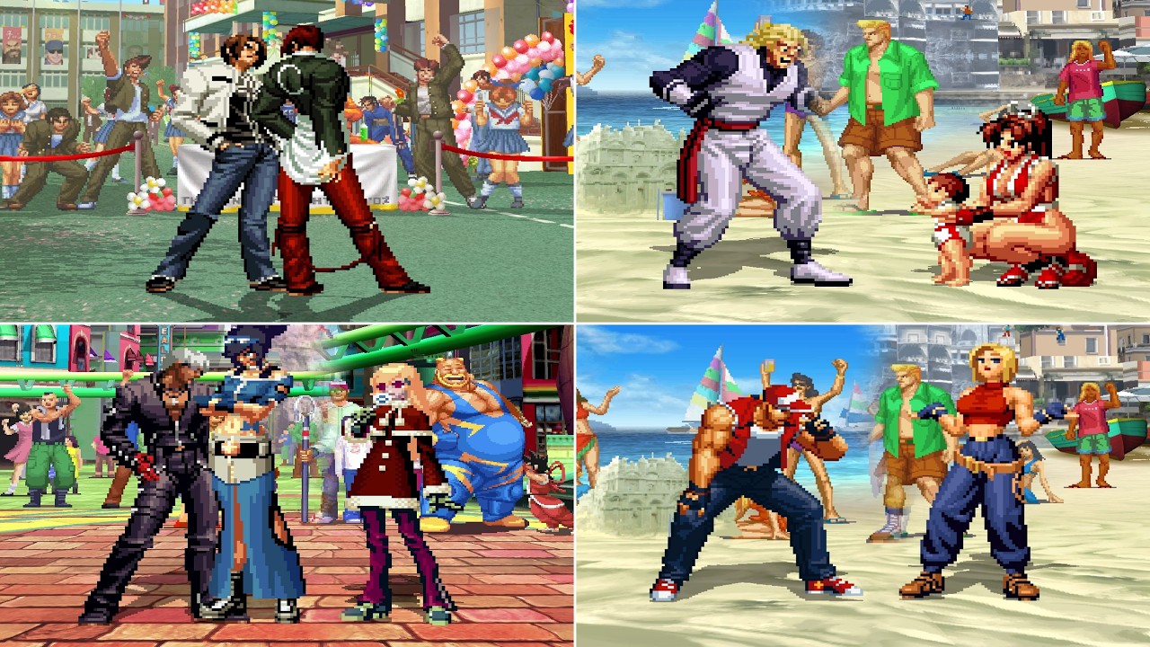 KOF 2002 Unlimited Match - All Special Intros