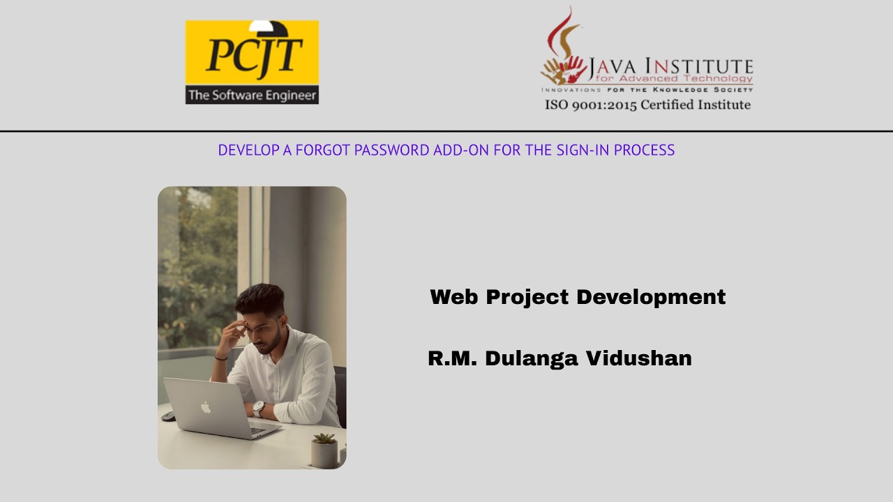 Develop a forgot password add-on for the sign-in process
