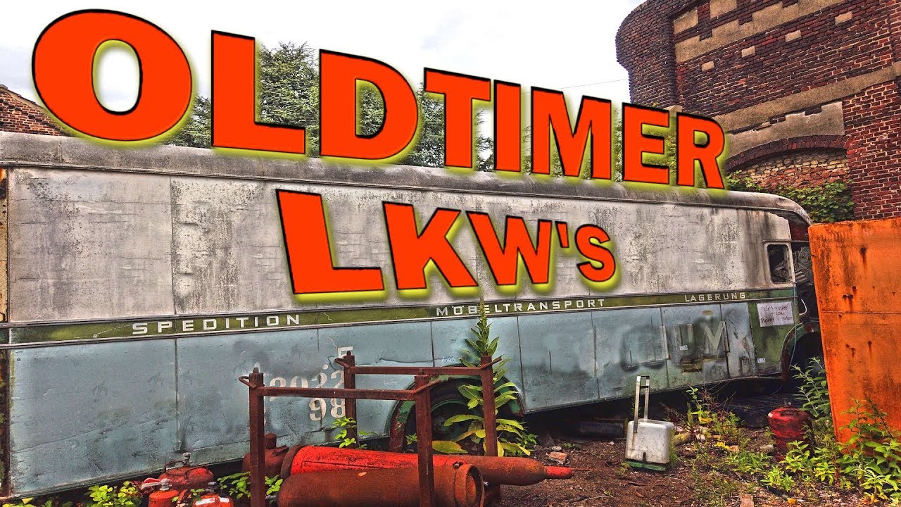 Lost Place / OLDTIMER  Möbel-LKW 50er Jahre  gefunden /