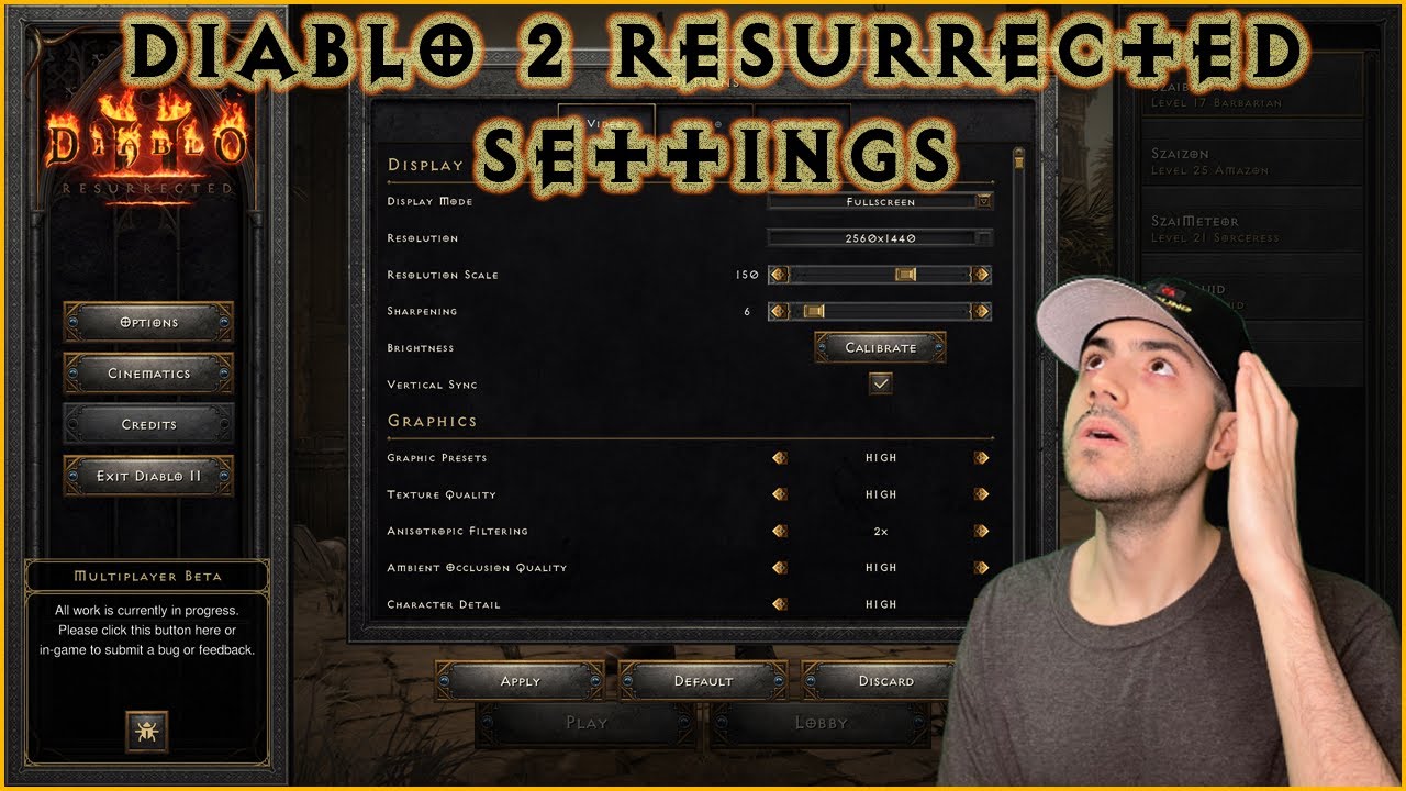 Diablo 2: Resurrected - Game Settings Overview