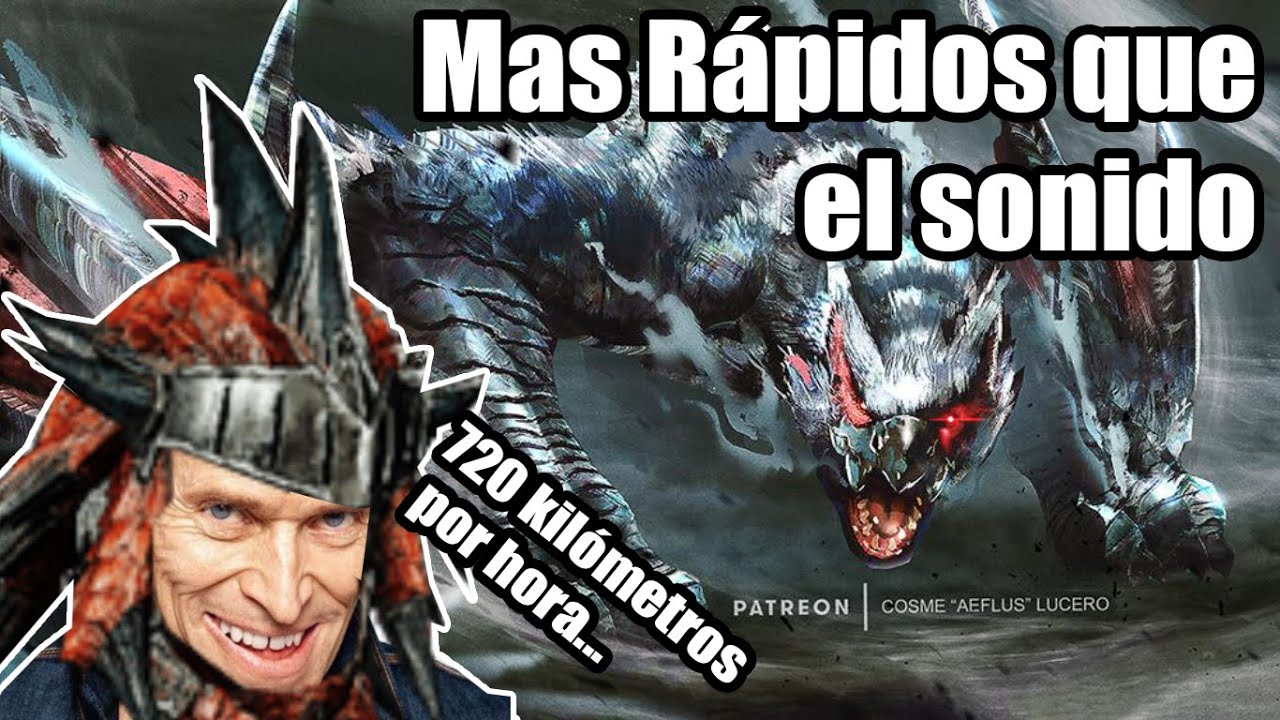 Los Monstruos mas RÁPIDOS de la saga MONSTER HUNTER