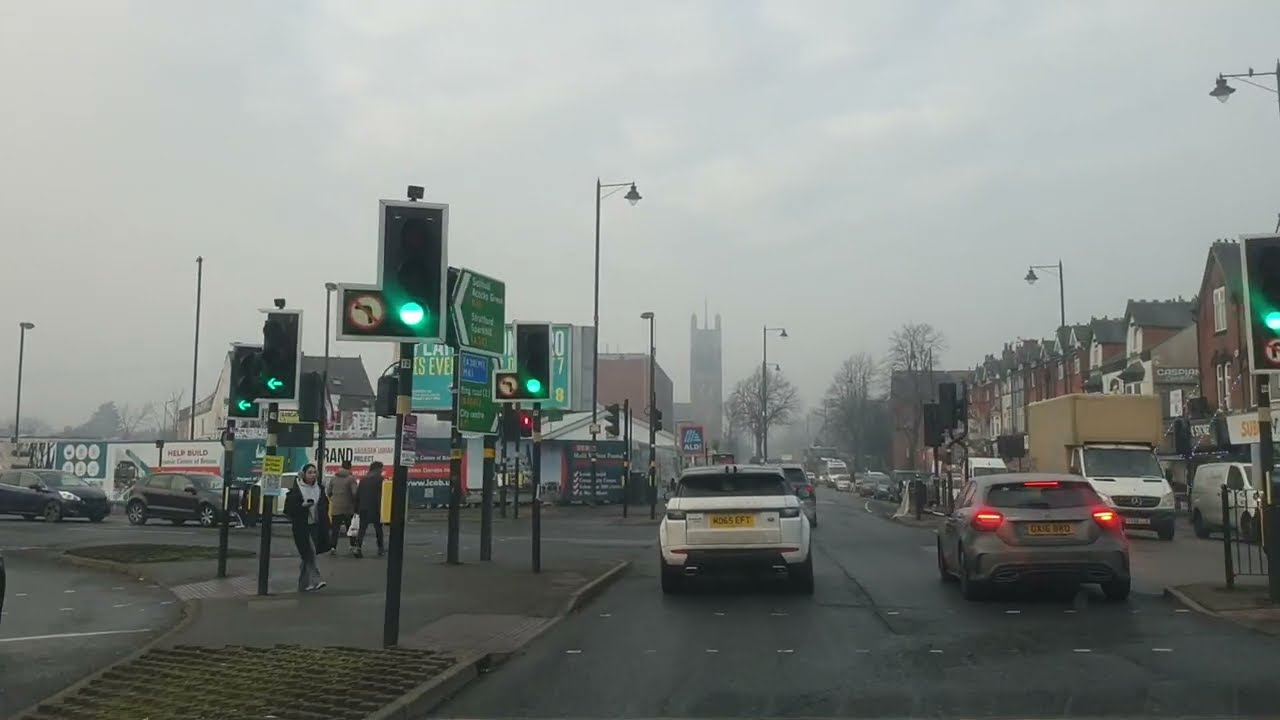🇬🇧 4K Drive || #Birmingham UK || #Stratford Rd #Sparkhill to Minster Rd #Lozells #travel #travelvlog