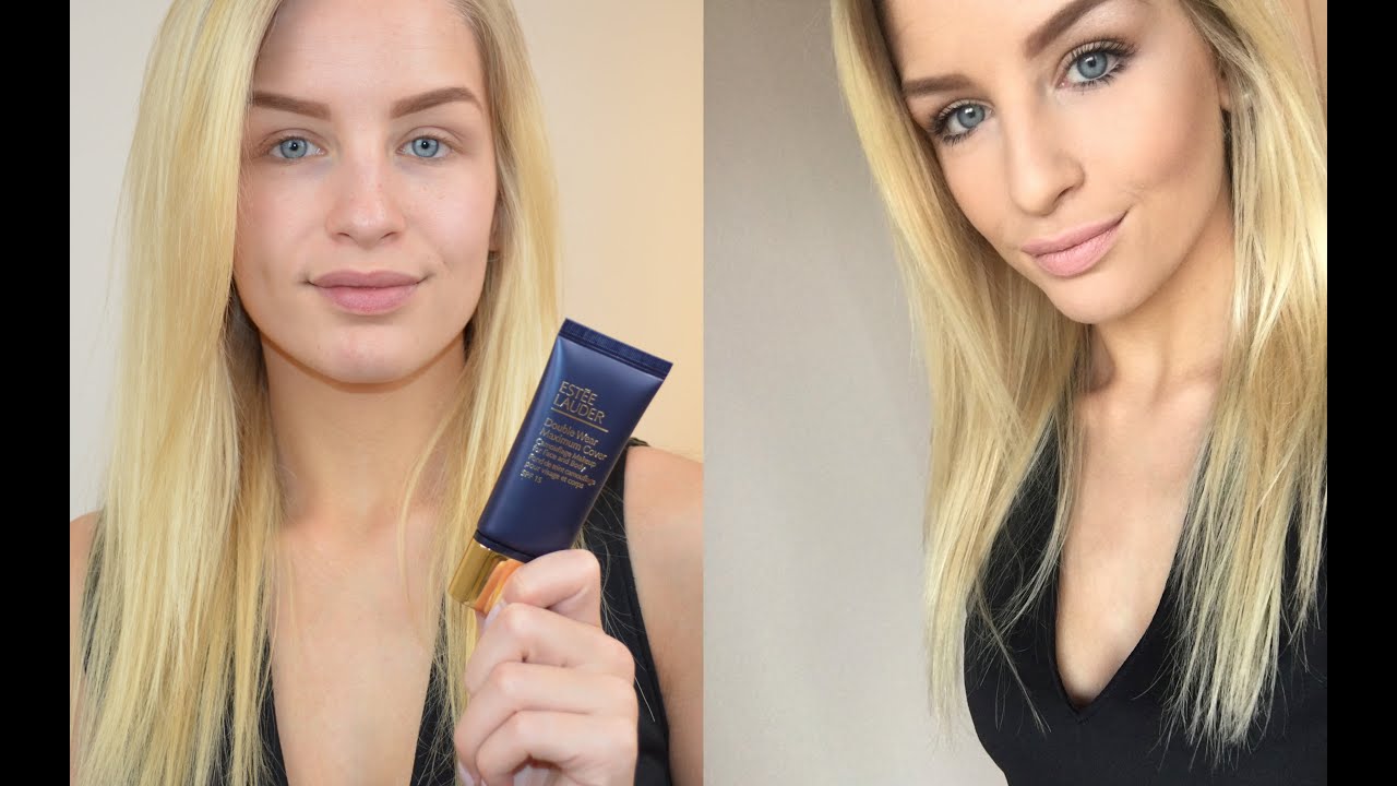 FIRST IMPRESSION & REVIEW ! Estee Lauder Double Wear Maximum Cover | Viktoria Livshits