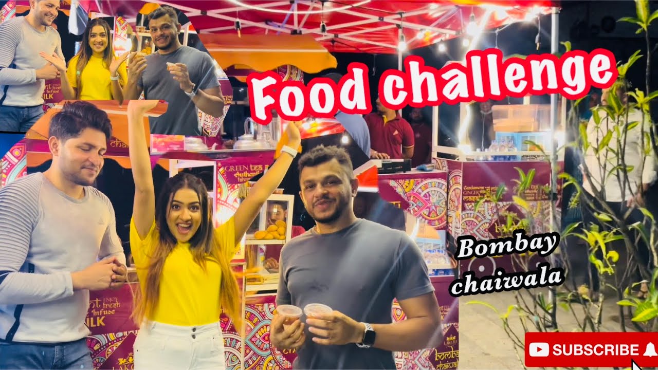 Chaiwala food challenge 😁 | sanjana gamarachchi #foodchallenge  #sanjanagamarachchi
